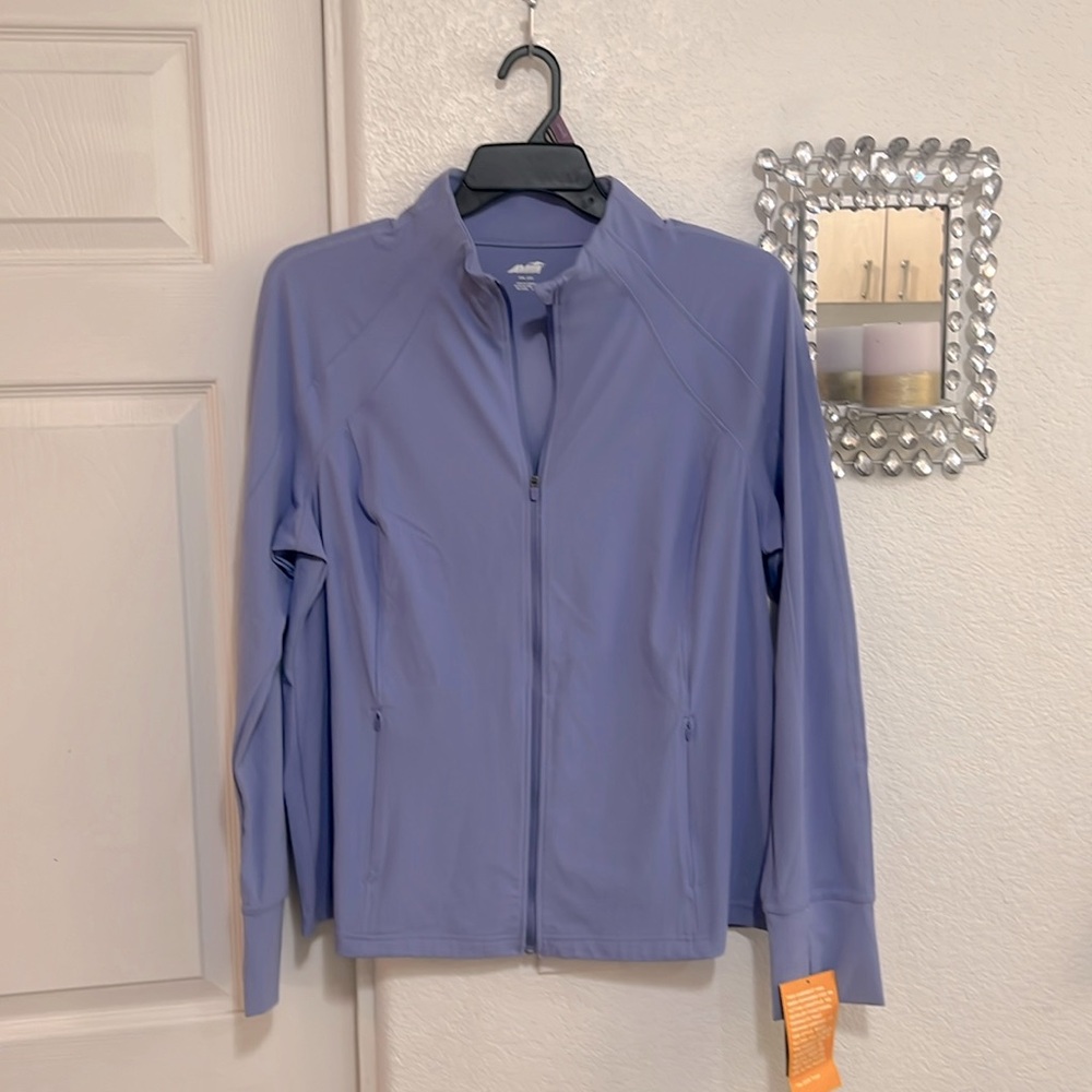 NWT  LS Nylon Core Zip Jacket SZ XXL